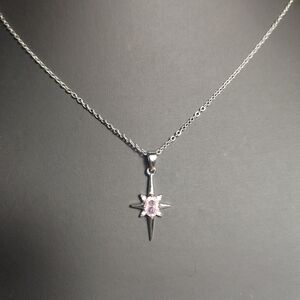 Silver Star Pendant Necklace